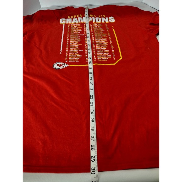 SUPER BOWL LIV Champions Kansas City T-Shirt Size XL Gildan - Picture 5 of 5